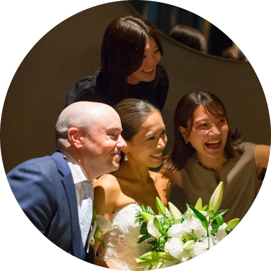 国際結婚のウェディングパーティー