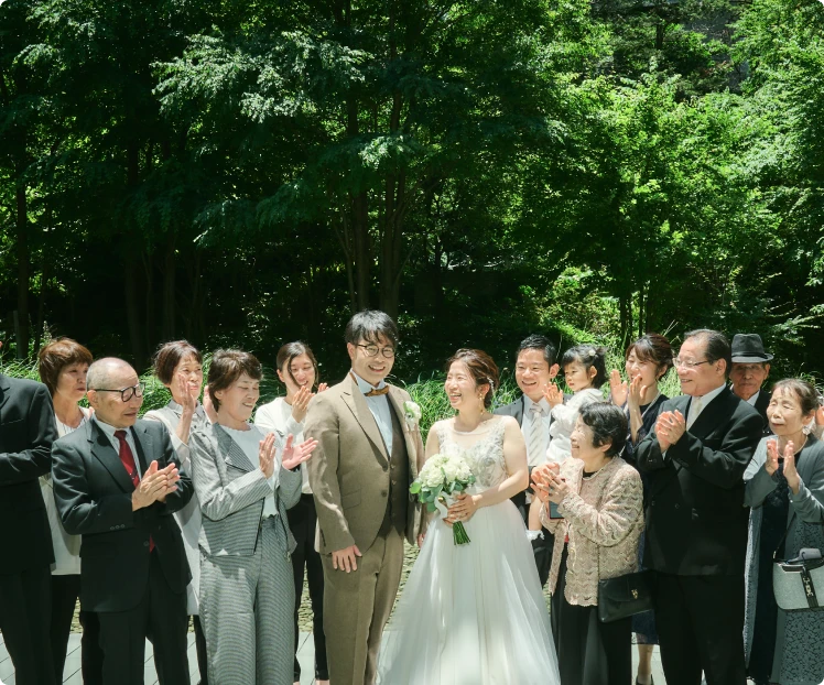 ホテルレストランのウェディング写真