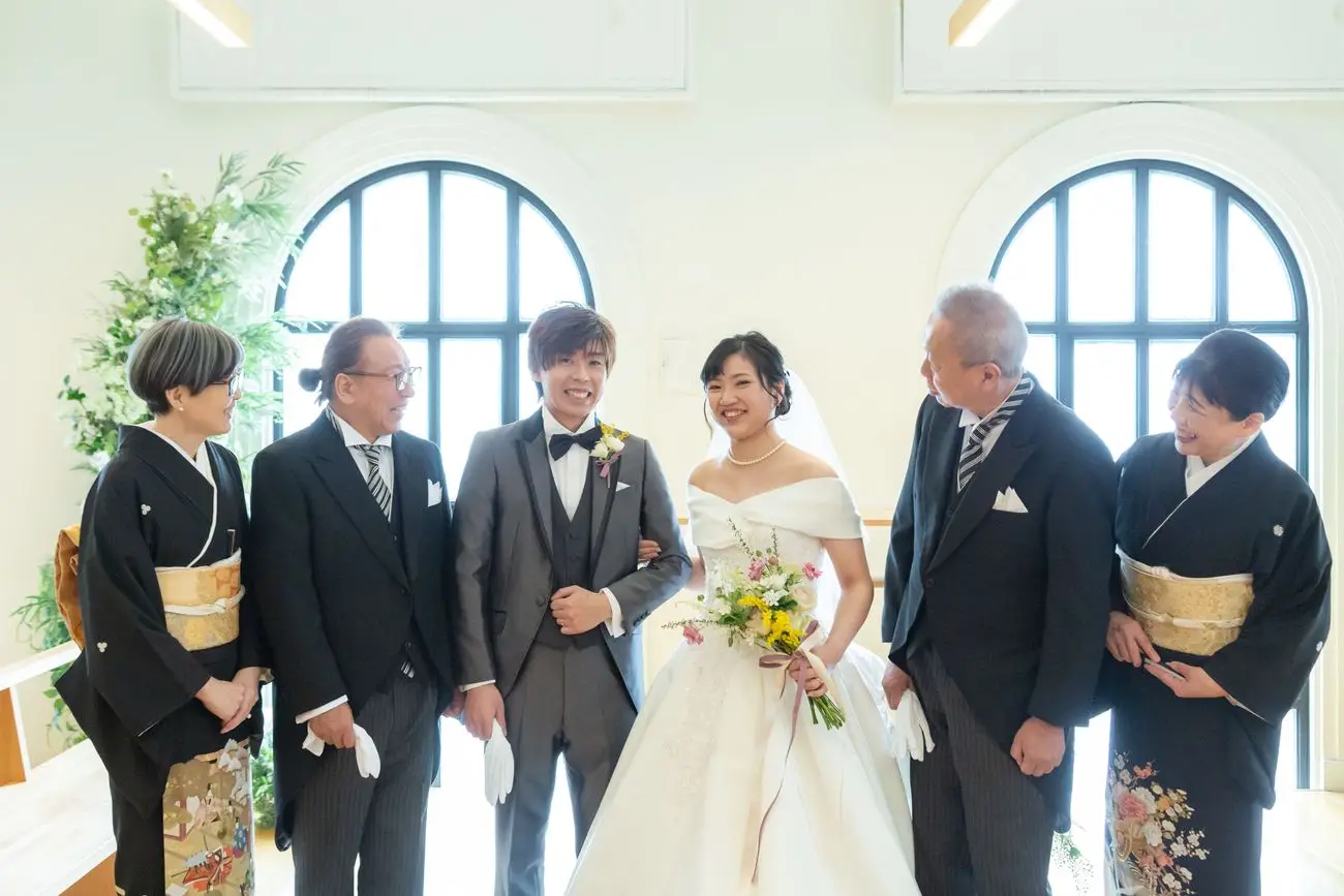 【結婚パーティー・京都・20名】フォトウェディングとお披露目を楽しむ、家族や友人との結婚パーティー（事例）