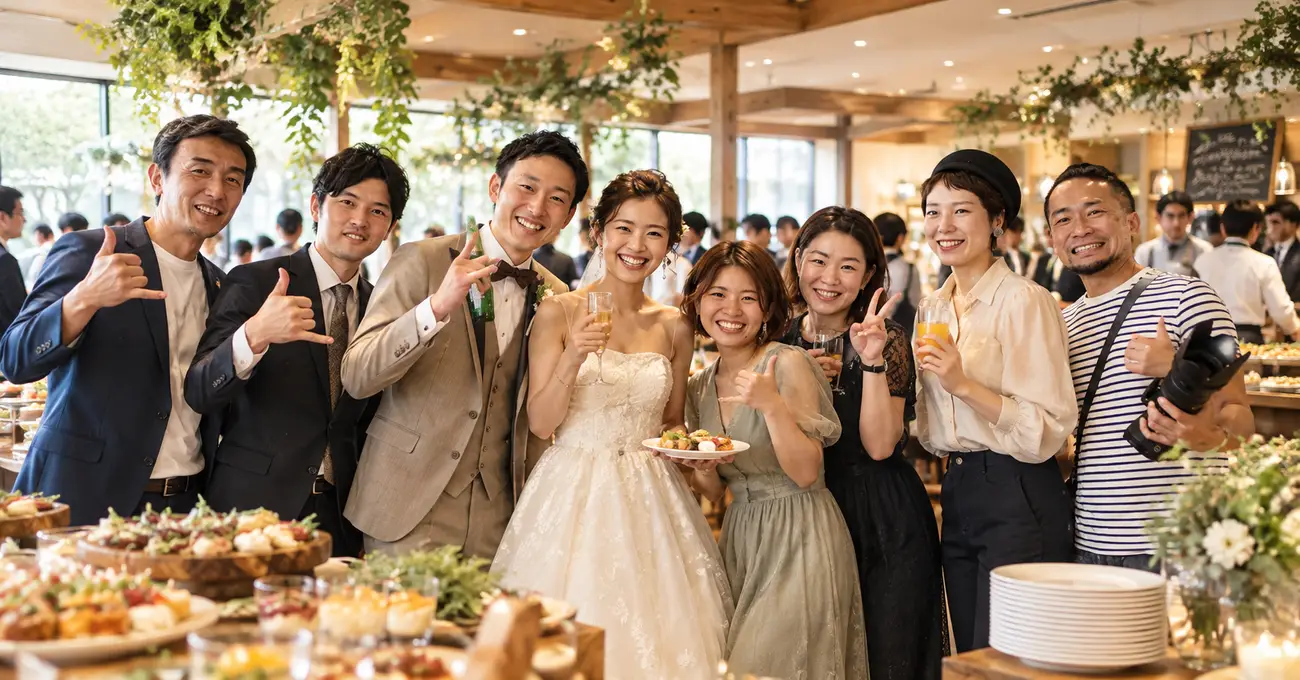 ビュッフェウェディングとは？今人気の理由！！気軽に叶う会費制結婚式の魅力・費用・成功ポイントを解説